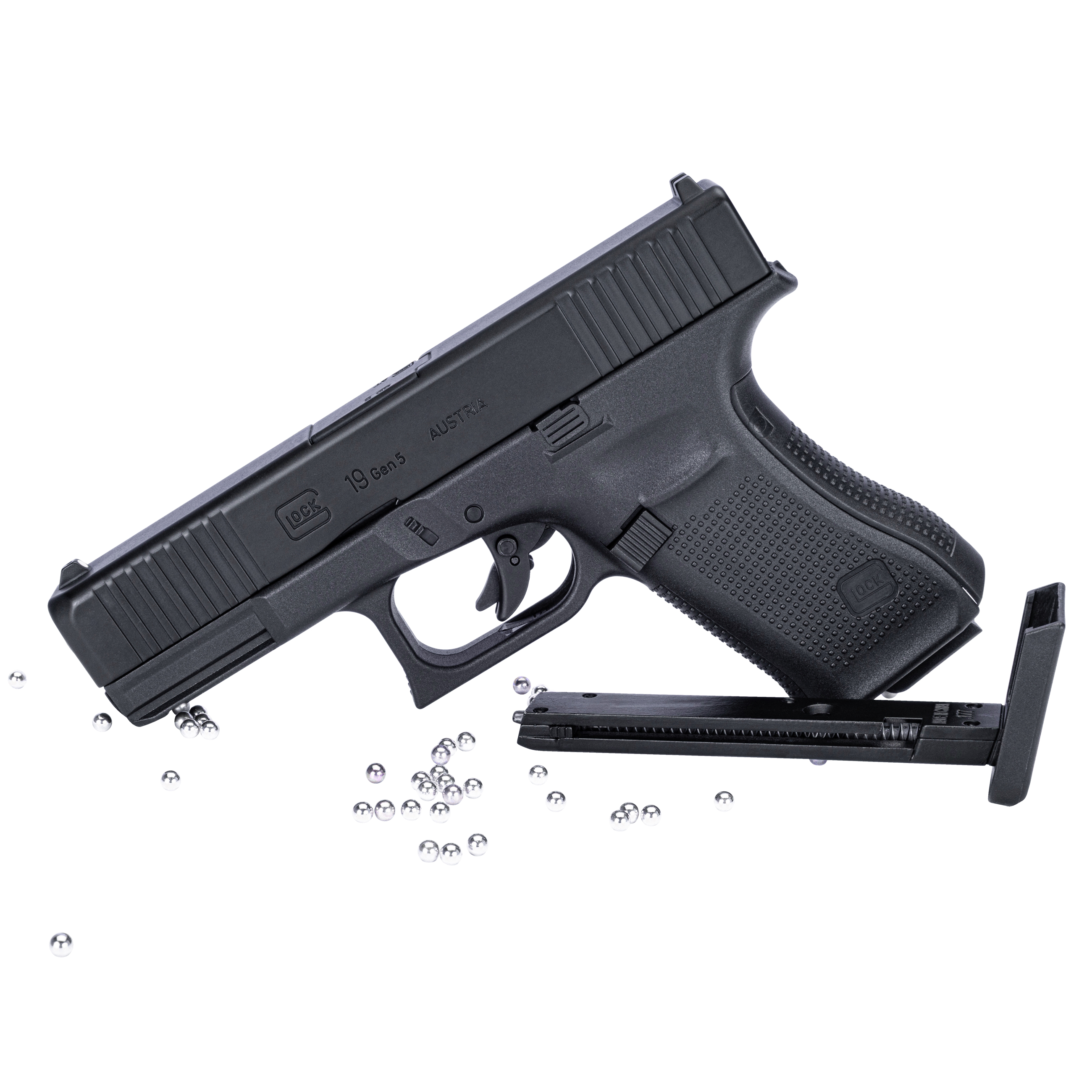 GLOCK 19 Gen 5 BB gun with magazine and BBs
